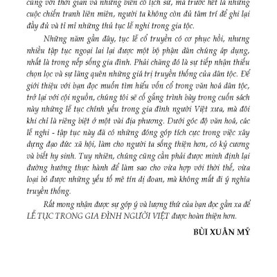 Lễ Tục Trong Gia Đình Người Việt Xưa Và Nay (Tái bản 2025)