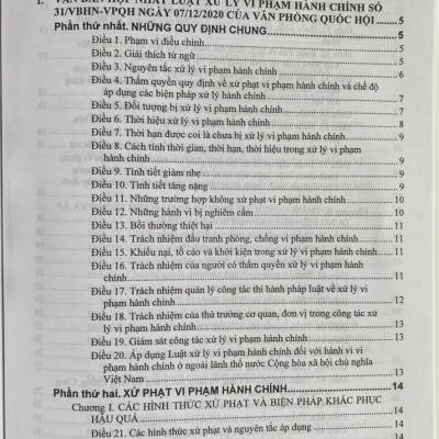 Hướng Dẫn Thi Hành Luật Xử Lý Vi Phạm Hành Chính  và Các Quy Định Xử Phạt Vi Phạm Hành Chính Mới Nhất