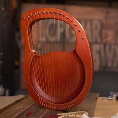 Đàn Hạc Lyre Harp I Đàn Lyre Harp 16 Phím Gỗ Tự Nhiên – Âm Vang Rõ, Tặng Full Phụ Kiện