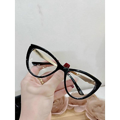 Kính Mắt Mèo Thời Trang Nữ Gọng Đính Đá Cao Cấp