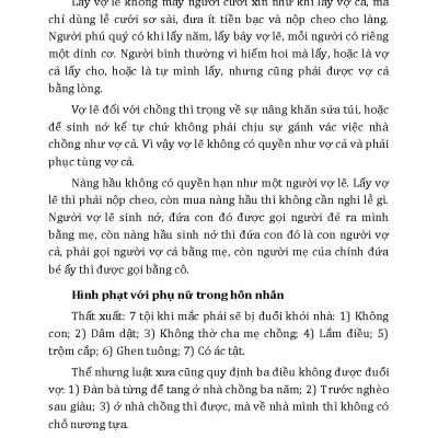  Nghi Lễ Và Tập Tục Người Việt Với Phụ Nữ (Tái bản 2025)