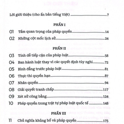 Về Pháp Quyền