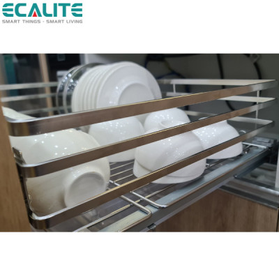 Kệ chén bát tủ dưới Pull-out Ecalite EL-EP7003 - Hàng Chính Hãng