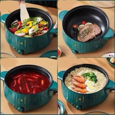 Nồi Lẩju Điện Đa Năng 2 Tầng Loại Xịn – Hấp Xào Nấu Tiện Lợi, Dùng Cả Gia Đình, ĐÈN TRANG TRÍ, ĐỒNG HỒ VẠN NIÊN