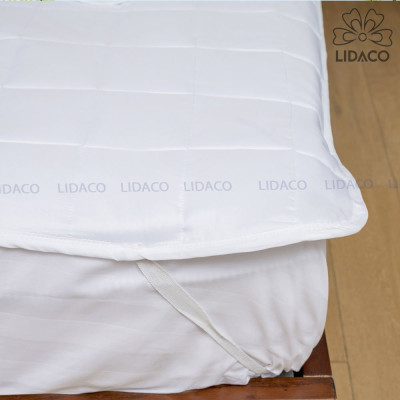 Tấm bảo vệ nệm LIDACO bông tấm trắng đủ size nệm