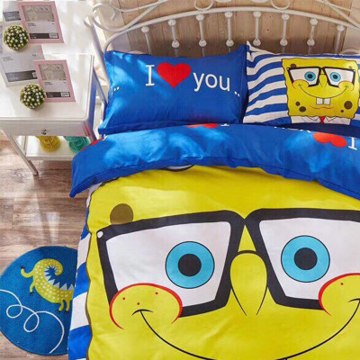 Bộ drap và vỏ chăn cotton Classic Kid VCK2001( 4 món )