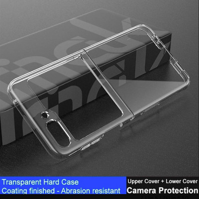 Ốp lưng trong suốt chống sốc cho Samsung Galaxy Z Flip 7 / Z FLip 6 / Z Flip 5 hiệu Likgus Crystal - Bảo vệ toàn diện, chống sốc chống va đập, đệm khí 4 góc - Hàng nhập khẩu