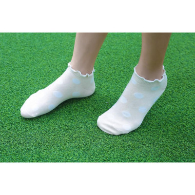 Tất vớ nữ cổ ngắn chấm bi Kikiya cao cấp Hàn Quốc W-A-015