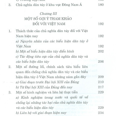 Chủ Nghĩa Dân Túy Trong Đời Sống Chính Trị Thế Giới Và Gợi Ý Tham Khảo Đối Với Việt Nam