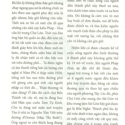 Sài Gòn Ngoảnh Lại Trăm Năm (Hồi Ức, Sưu Khảo, Ghi Chép Về Văn Hóa Sài Gòn)