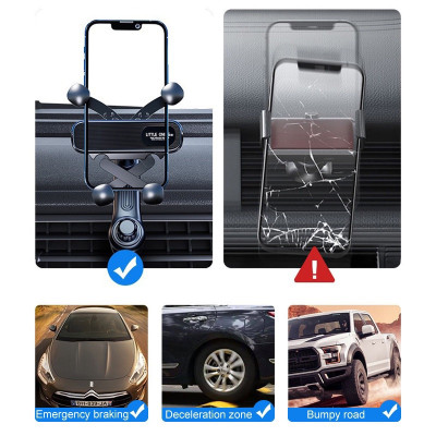 Giá đỡ điện thoại gắn cửa điều hòa không khí xe hơi ô tô car xoay 360 độ tiện dụng 2024 Phụ Tùng - miếng lót chuột