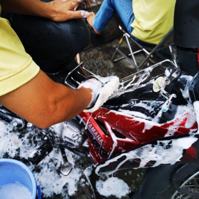 Găng Tay Rửa Xe Lông Cừu Mềm Mịn 23x15cm