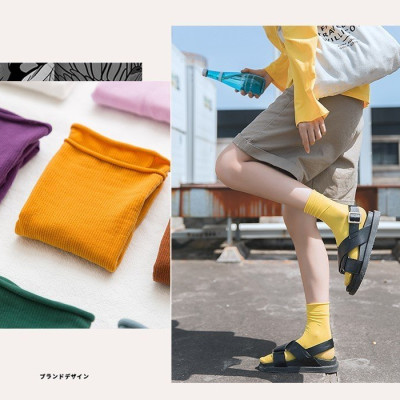 Set 10 Đôi Vớ Chân Nhiều Màu Mềm Mại Thoáng Mát