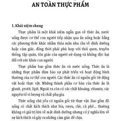 Vệ Sinh An Toàn Thực Phẩm (Tái bản 2025)