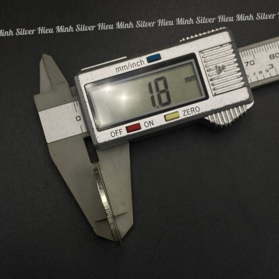Đồng Xu Đánh Gió Cạo Gió Chữ Phúc Bạc Ta Nguyên Chất S99 Đường Kính 3cm Chính Hãng Bạc Hiểu Minh XDG35