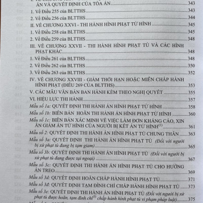 Hệ Thống Các Nghị Quyết Của Hội Đồng Thẩm Phán, TANDTC Về Hình Sự và Tố Tụng Hình Sự Từ năm 1986 đến 2023