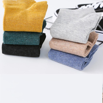 Combo 5 Đôi Tất , Vớ Nam / Nữ Cổ Ngắn Trơn Siêu Mềm Mại Nhiều Màu