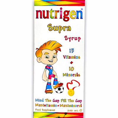 [MUA 1 TẶNG 2] KHI MUA Nutrigen Supra Syrup - Siro Bổ Sung Dinh Dưỡng Và Vi Chất cho trẻ em