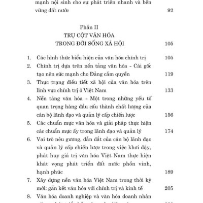 Trụ cột văn hóa một góc nhìn - bản in 2024