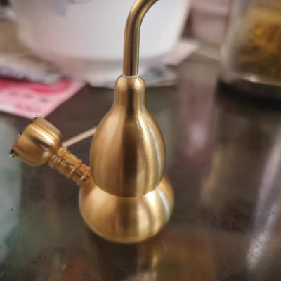 Bình Hồ Lô Lọc Thuốc L,á Bằng Đồng Cao Cấp. Bình Hồ Lô Lọc Bằng Nước, Sử Dụng Đa Năng Tiện Lợi, Tháo Lắp Vệ Sinh Dễ Dàng