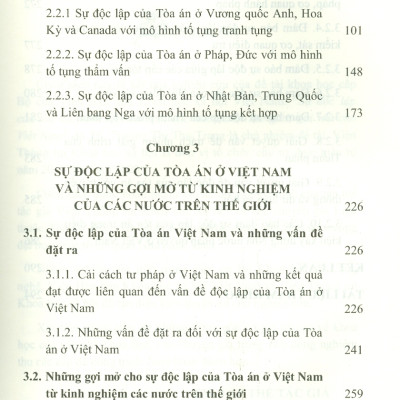 Kinh Nghiệm Các Nước Trên Thế Giới Về Sự Độc Lập Của Tòa Án, Một Số Gợi Mở Cho Việt Nam (Sách chuyên khảo)