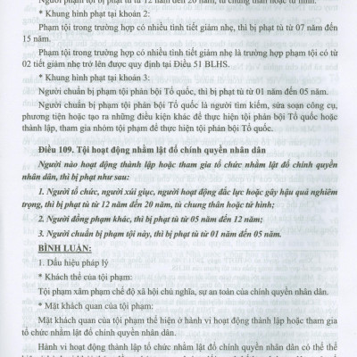 Sách - Bình luận khoa học Bộ luật hình sự năm 2015 được sửa đổi, bổ sung năm 2017 - Phần các tội phạm 