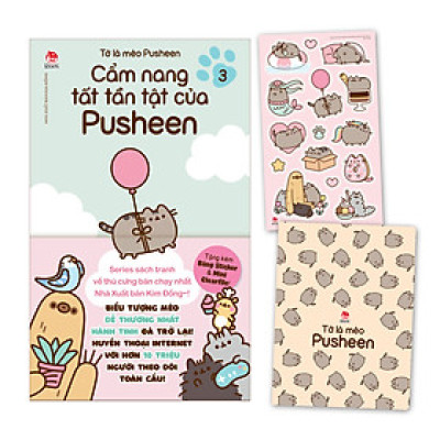 Tớ Là Mèo Pusheen - Tập 3 – Cẩm Nang Tất Tần Tật Của Pusheen [Tặng Kèm Bảng Sticker + Mini Clearfile]