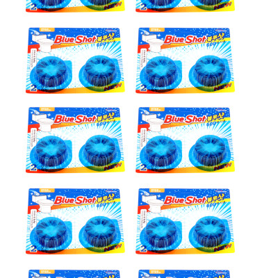 Bộ 10 Vỉ tẩy vệ sinh khử mùi bồn cầu cao cấp Hàn Quốc Blueshot - 1 viên sử dụng được 600 lần xả tương đương thời gian lên tới 1 tháng rưỡi