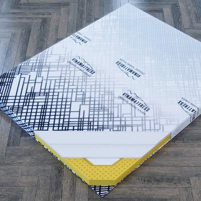 Nệm cao su Vinamattress hai mặt lổ vải organic 