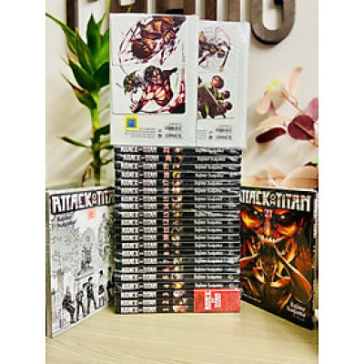 Truyện tranh Attack on Titan full 31 tập + Tập 28 Đặc biệt + Tặng Card PVC Hiếm (Ngẫu nhiên)