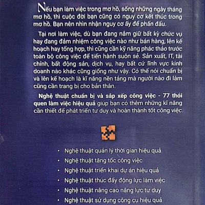 77 Thói Quen Làm Việc Hiệu Quả - Nghệ Thuật Chuẩn Bị Và Sắp Xếp Công Việc