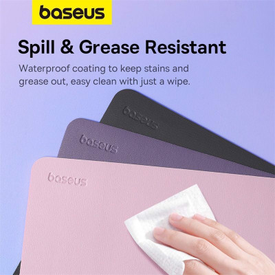  Lót Chuột Baseus Mouse Pad Chất Liệu Da PU Siêu Mịn- Hàng chính hãng