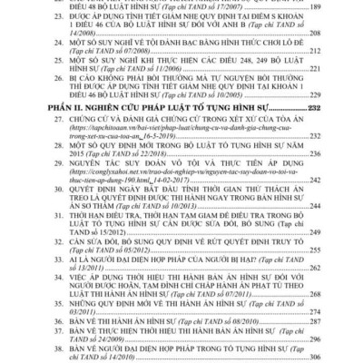 Tuyển tập 100 bài viết đăng trên Tạp chí chuyên ngành Luật của tác giả Đỗ Văn Chỉnh