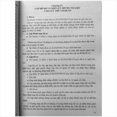 Sách Nghiệp Vụ Văn Thư Lưu Trữ – Quy Định Thời Hạn Bảo Quản Hồ Sơ, Tài Liệu Hình Thành Trong Hoạt Động Của Cơ Quan, Tổ Chức, Doanh Nghiệp - V2254T