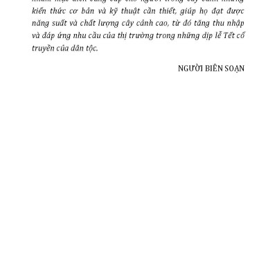 Nông Nghiệp Xanh Và Sạch - Trồng Và Chăm Sóc Cây Cảnh