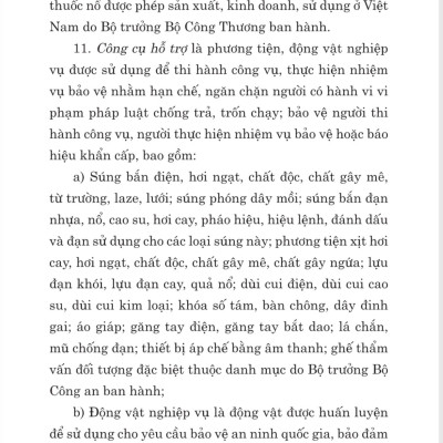 Luật quản lý, sử dụng v.ũ k.h.í vật liệu n.ổ và công cụ hỗ trợ năm 2024 - bản in 2024