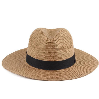 Nón cao bồi phớt mũ cao bồi nam nữ Fedora comboy chất liệu cói Hàng nhập dona24072901