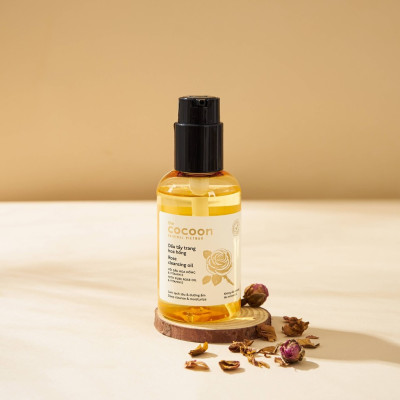 Dầu Tẩy Trang Hoa Hồng Cocoon Thuần Chay 140ml 