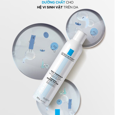 Xịt Khoáng Làm Dịu Và Bảo Vệ Da La Roche-Posay Thermal Spring Water (300ml)  - TẶNG MÓC KHÓA