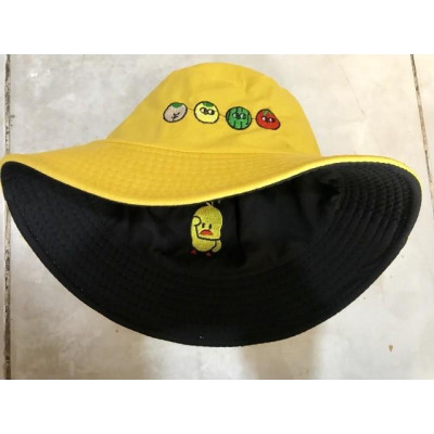 Nón Tai Bèo Con Vịt Vàng Kèm Trái Cây 2 Lớp