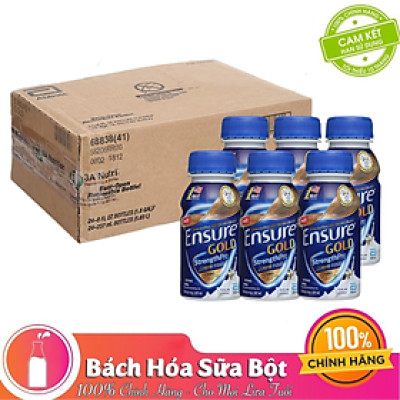 Thùng 24 Chai Sữa Nước Abbott Ensure Gold Vigor 237ml