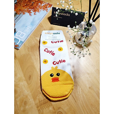 Tất vớ nữ hình thú cổ ngắn Kikiya cao cấp Hàn Quốc W-A-028