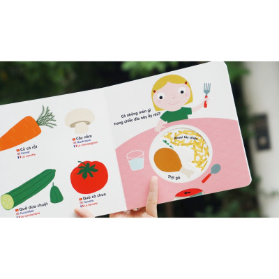 Sách Chuyển Động Thông Minh Đa Ngữ Việt - Anh - Pháp Phương Tiện Giao Thông