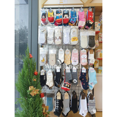 Tất vớ nữ trái cây cherry cổ thấp Kikiya cao cấp Hàn Quốc W-N-048