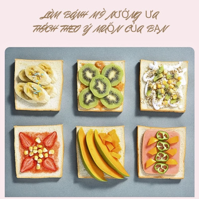 Máy nướng bánh mì Sandwich tự động SOKANY SK-08113 nướng nhanh chín, phù hợp cho bữa sáng gia đình - HÀNG CHÍNH HÃNG