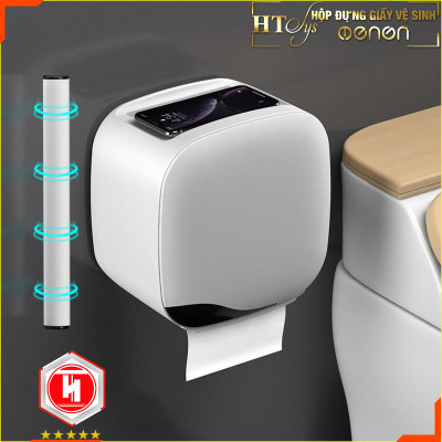 Hộp đựng giấy vệ sinh dán tường đa năng HT SYS