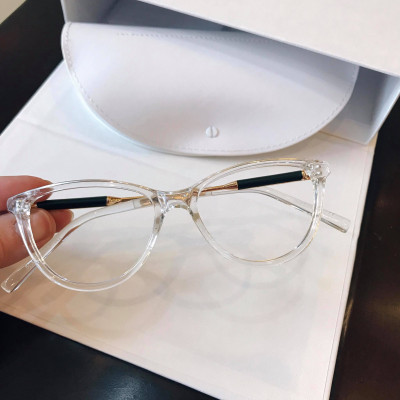 Kính Mắt mèo thời trang tròng kính chống ánh sáng xanh UV