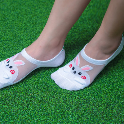 Tất vớ lười nữ hình thú cute Kikiya cao cấp Hàn Quốc W-N-015