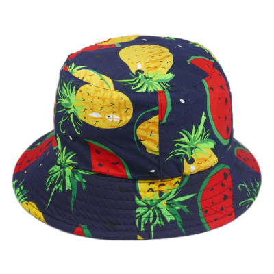 Mũ bucket trái cây phong cách thời trang du lịch biển, họa tiết trái cây độc đáo, chất liệu vải mềm mại - Hạnh Dương