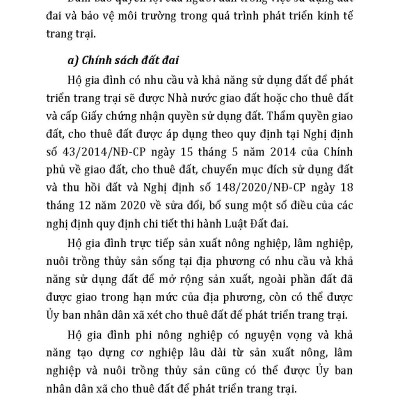 Nông Nghiệp Xanh Và Sạch - Những Điều Cần Biết Về Chinh Sách Nông Nghiệp Và Phát Triển Nông Thôn